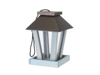 Krmítko pre vtáčiky, modro-sivá, 18,5 x 18,5 x 27 cm Krmítko pre vtáčiky, modro-sivá, 18,5 x 18,5 x 27 cm