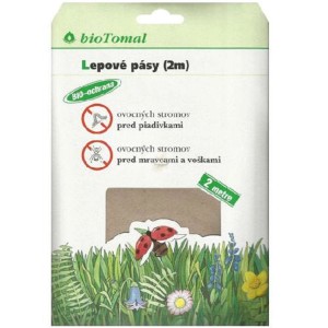 t.b.t. Lepové pásy na ochranu proti hmyzu na ovocných stromoch.