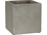 Mica Decorations Kvetináč Jimmy svetlo sivý, pr. 15 x 15 cm