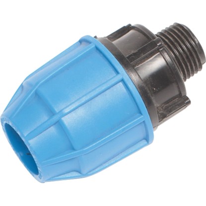 LUX-TOOLS Classic PE prechodka 20 mm s vonkajším závitom 21 mm (1/2")