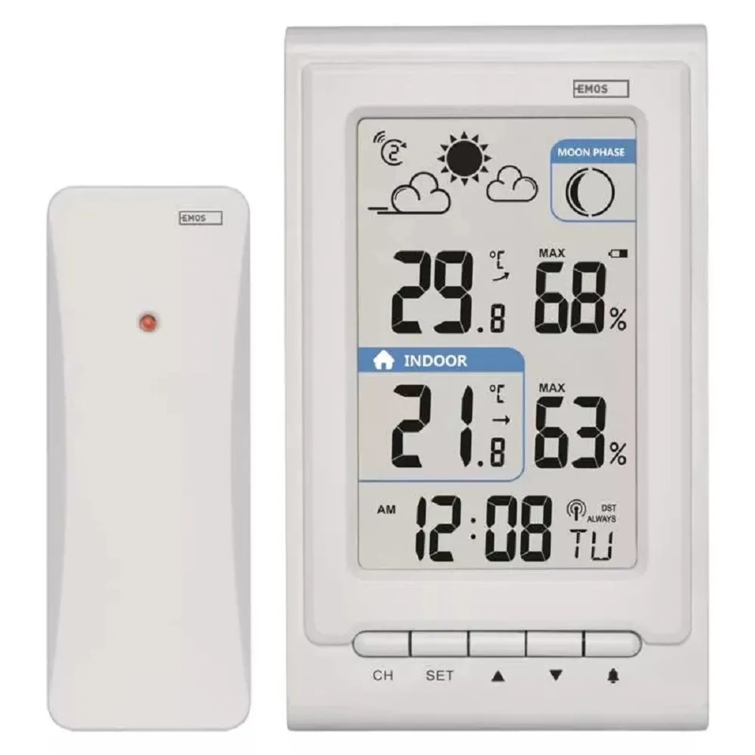 E-shop EMOS Domáca bezdrôtová meteostanica E0352