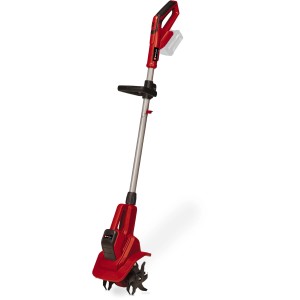 Akumulátorová motyka Einhell Power X-Change GE-CR 18/20 Li E Solo, červená, s nožmi. Na spracovanie pôdy.
