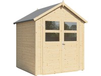 Bertilo Záhradný domček Visby 2, prírodný, 175 x 181 cm