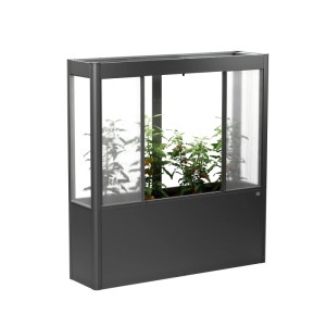 Biohort Florentina skleník pre vyvýšený záhon, 2x1 m, tmavosivá metalíza. Príslušenstvo pre vyvýšené záhony.