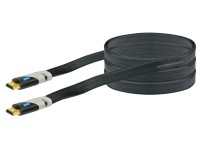 Schwaiger High-Speed HDMI plochý kábel s ethernetom čierny 1,5 m