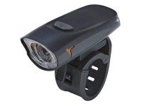 Prophete Nabíjacie predné osvetlenie na bicykel s Osram LED, 30/15 Lux