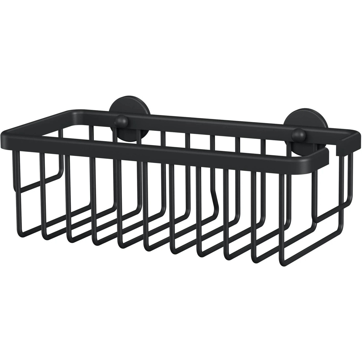 E-shop tesa Košík do sprchy Aluxx veľký, matná čierna, 92 x 250 x 125 mm