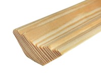 Döllken Profiles Štvrťkruhový výseč ozdobný DR10 prír.borovica 30 x 30 x 2100 mm