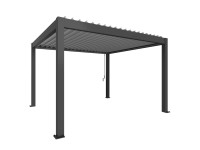 Biohort Pergola 4 x 3,5 tmavo sivá/strieborná 404,5 x 367,5 cm