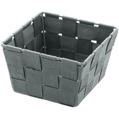 Wenko Úložný kôš Adria Mini štvorcový sivý