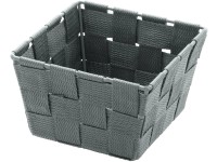 Wenko Úložný kôš Adria Mini štvorcový sivý