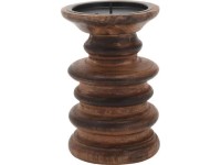 Koopman Svietnik z mangového dreva, pr. 10 x 15 cm