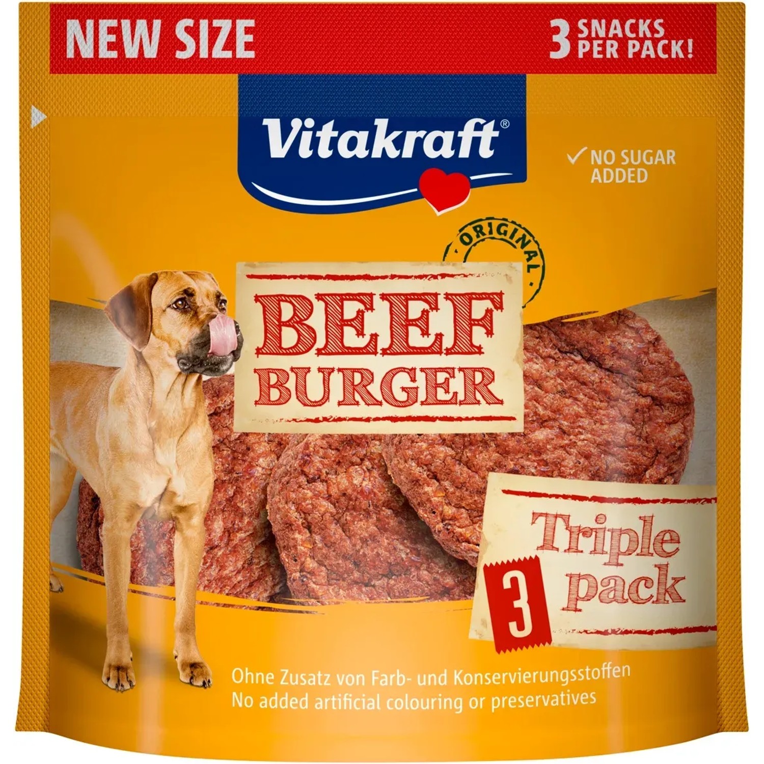 Vitakraft Pochúťka pre psov Beef Burger, 3 ks