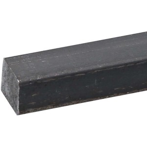 Štvorcová oceľová tyč Arcansas, 6x6x1000 mm, robustná a všestranná.