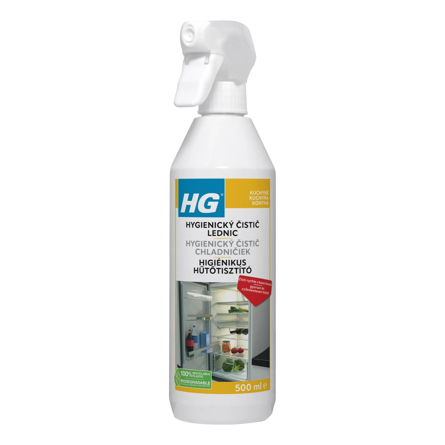 E-shop HG Hygienický čistič chladničiek 500 ml