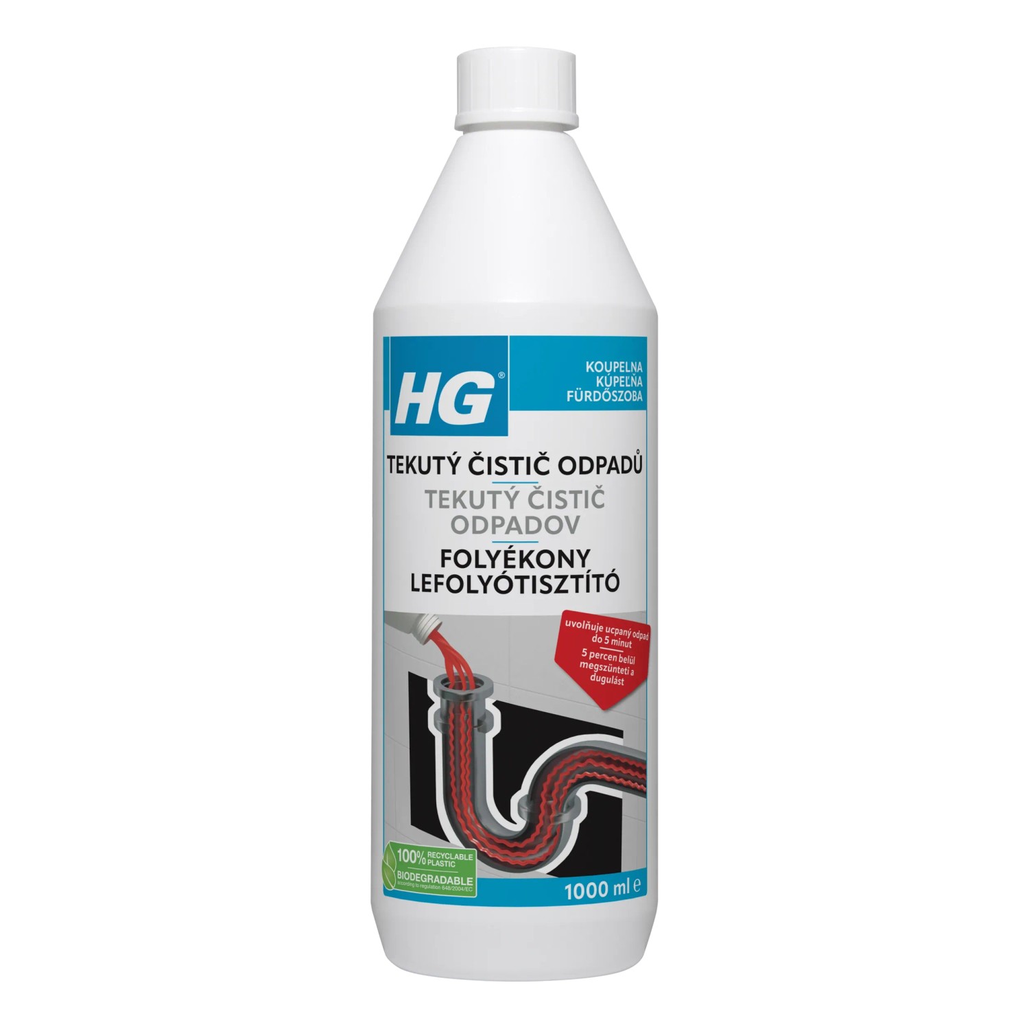 E-shop HG Tekutý čistič odpadov 1000 ml