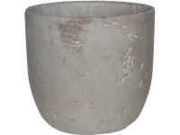 Mica Decorations Kvetináč Jimmy svetlo sivý, pr. 17 x 16 cm