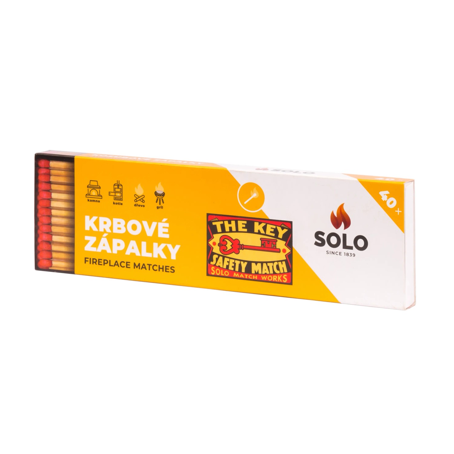 E-shop Solo Zápalky krbové 40 ks