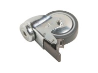 OBI Otočné koliesko s otvorom, brzdou a klzným ložiskom, pr. 75 mm, 50 kg