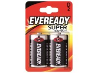 Eveready Heavy Duty Zinko-uhlíková batéria Mono D súprava, 2 ks