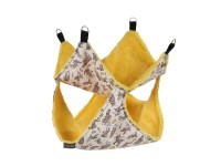 Fenica Dvojitá hamaka pre hlodavce, myška, 35 x 35 cm