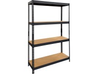 OBI Kovový vysokozáťažový regál HEAVY EXPERT L, 4x250kg, antracit, 180x120x40 cm OBI Kovový vysokozáťažový regál HEAVY EXPERT L, 4x250kg, antracit, 180x120x40 cm