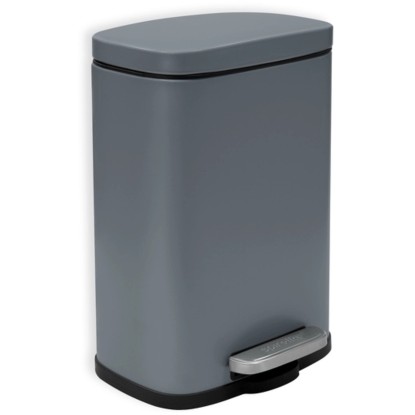 Spirella Nášľapný odpadkový kôš Akira, sivá matná, 5 l