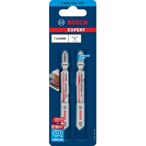 Pílové listy Bosch Expert T 128 BHM na laminát, 2 kusy.