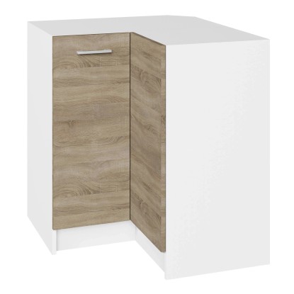 Black&White Style Spodná rohová skrinka Lina DN90, 81,5 x 79 x 79 cm