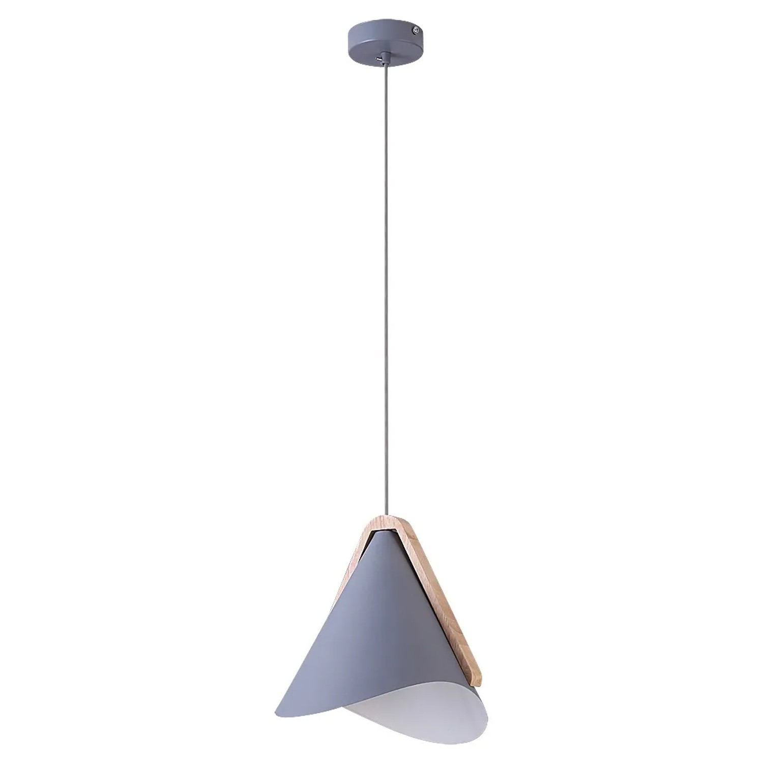 E-shop Rabalux Závesný luster Neva, sivá, pr. 24,5 x 120 cm