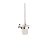 tesa Súprava WC štetky s nástenným držiakom Smooz, chróm, 137 x 97 x 410 mm tesa Súprava WC štetky s nástenným držiakom Smooz, chróm, 137 x 97 x 410 mm