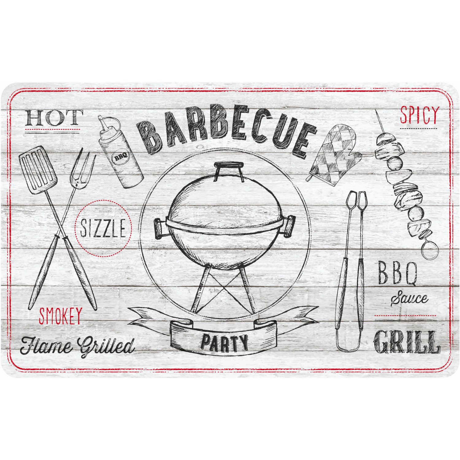E-shop d-c-table Prestieranie Rio Barbecue Offwhite 29 x 44 cm