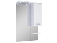 Maximus Nástenná kúpeľňová skrinka so zrkadlom Eve s LED, 70 x 104 x 18,6 cm