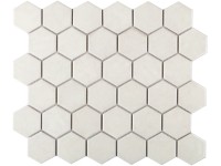 Euro Stone Keramická mozaika Castello Hexagon biela 32 x 28 cm Euro Stone Keramická mozaika Castello Hexagon biela 32 x 28 cm