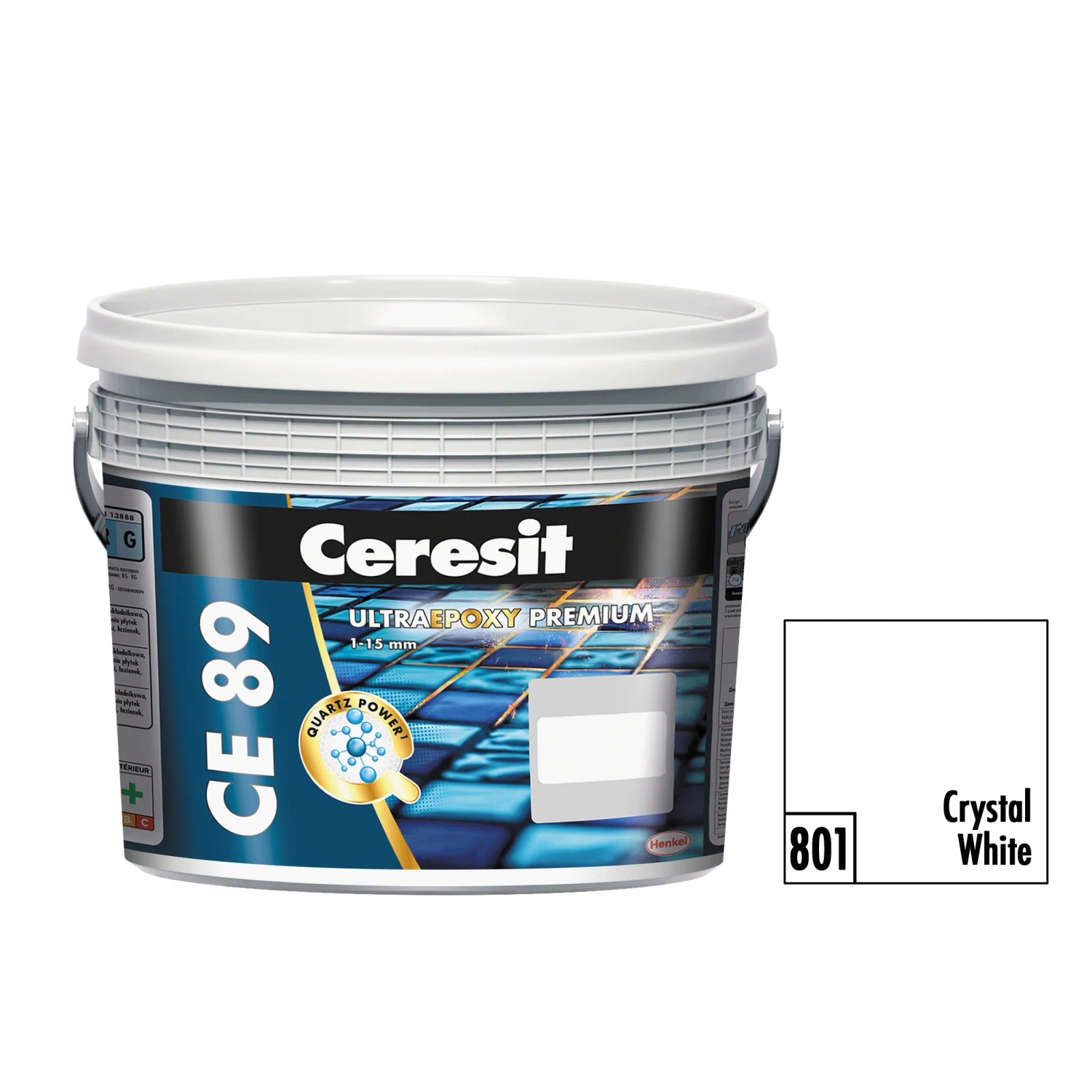 E-shop Ceresit Epoxidová škárovacia hmota CE 89 Crystal White, 2,5 kg