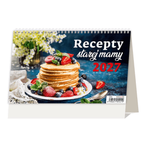 Helma 365 Stolový týždenný kalendár 2027 Recepty starej mamy 22,6 x 13,9 cm