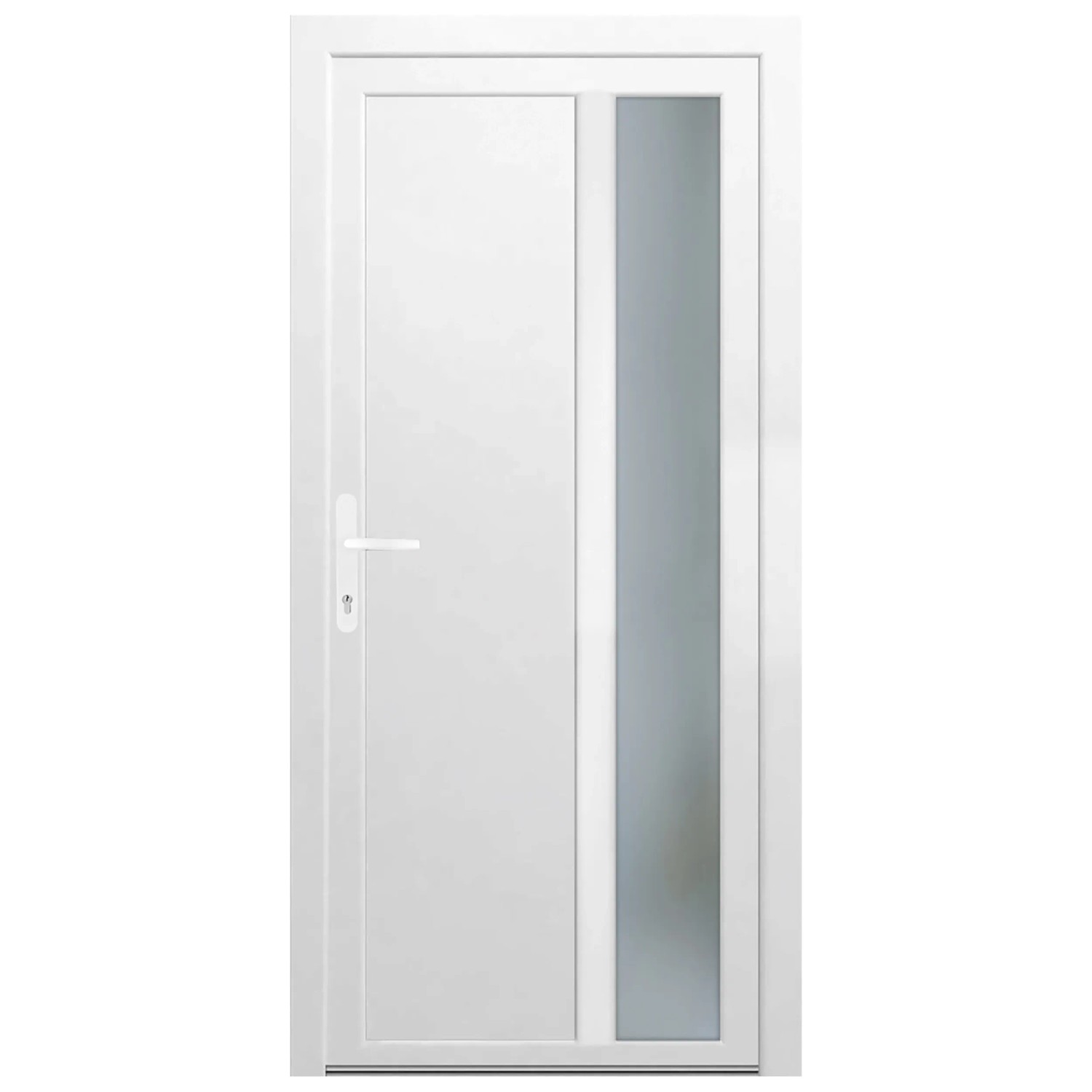 E-shop PANTO Plastové vedľajšie vchodové dvere K 511 biele 88 x 198 cm, Ľ