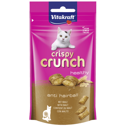 Vitakraft Pochúťka pre mačky Crispy Crunch healthy anti hairball 60 g