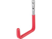 Nástenný hák s povrchovou úpravou a pogumovaním, nosnosť 20 kg, 145 x 115 mm