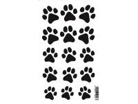 Crearreda Samolepiaca dekorácia 59017 motív odtlačok labiek, veľ. S