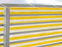 Floracord Balkónová zástena HDPE, žlto-biela, 180 g/m2, 500 x 90 cm