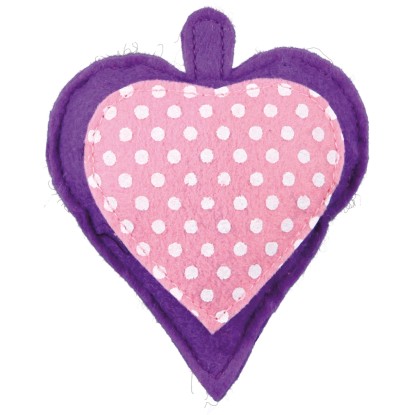 Jollypaw Plstené srdce s valeriánou 11 cm