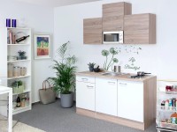 Flex-Well Kuchyňa Florida 150 cm/typ 1 - mikrovlnka/varná doska