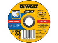 DeWalt Rezný kotúč na nerez DT43905 pr. 115 x 22,23 mm