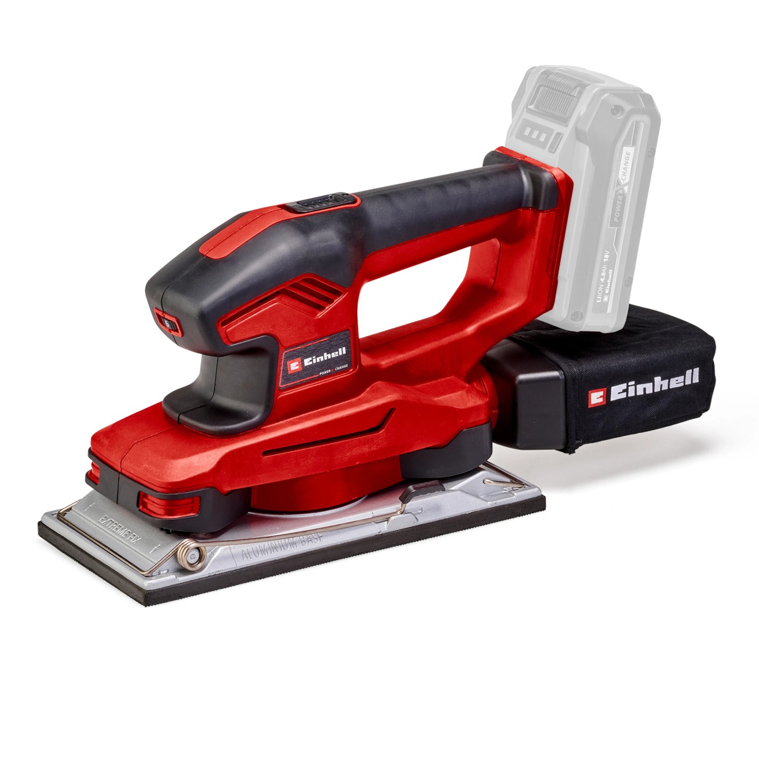 E-shop Einhell Power X-Change Akumulátorová vibračná brúska TE-OS 18/230 Li Solo