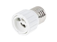 REV Adaptér objímky E27/GU10, 250 V, biely