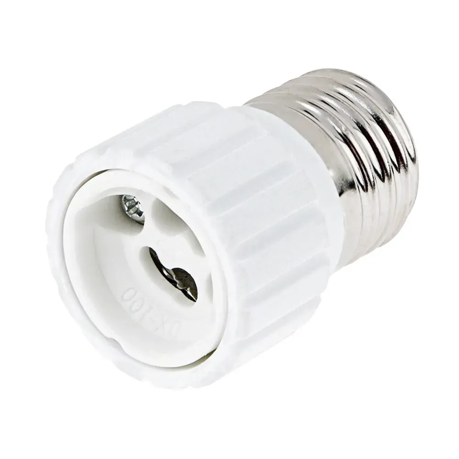 E-shop REV Adaptér objímky E27/GU10, 250 V, biely
