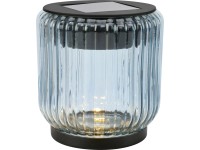 Solárne dekoratívne LED svietidlo, dymovo modrá, pr. 8 x 9 cm Solárne dekoratívne LED svietidlo, dymovo modrá, pr. 8 x 9 cm