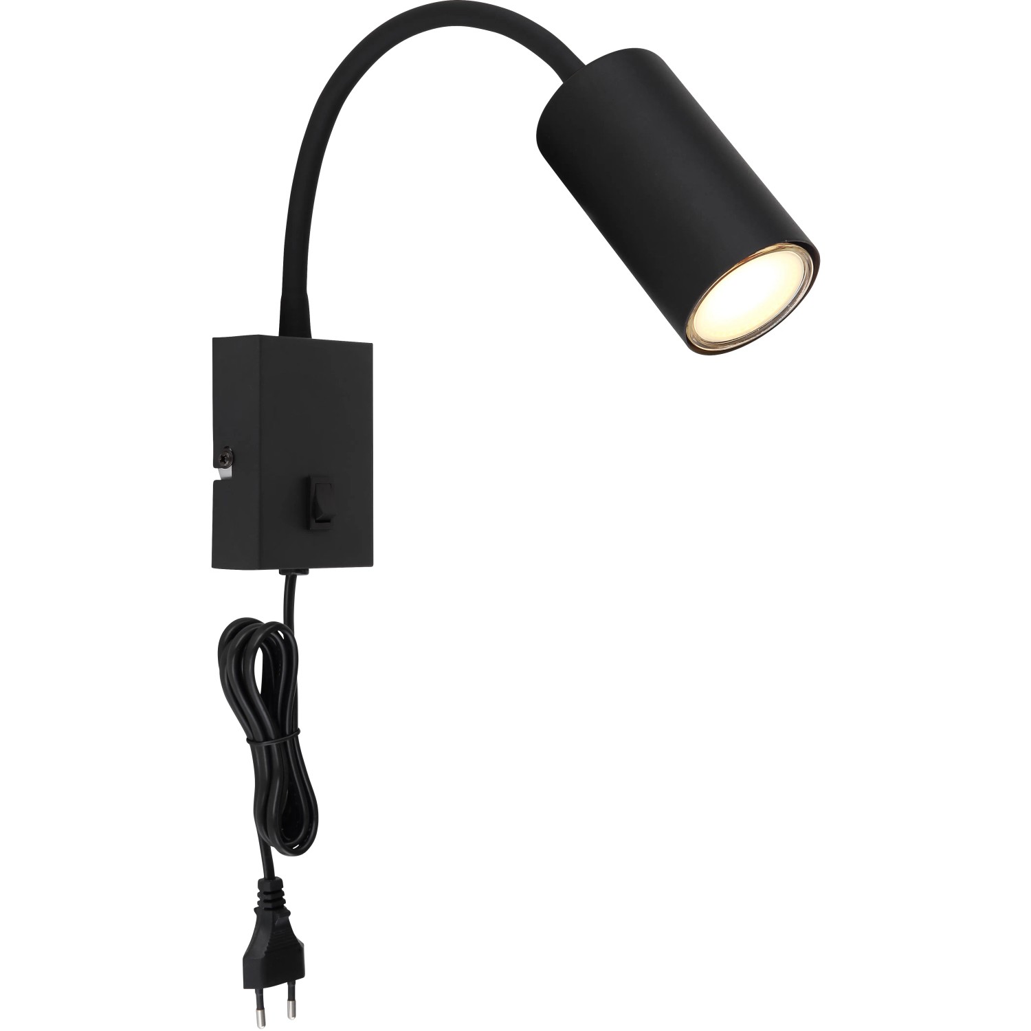 E-shop GLOBO Nástenné svietidlo ROBBY čierna GU10 25W 70 x 440 x 320 mm