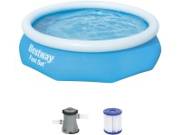 Bestway Bazén Fast Set vr. čerpadla a kartuše, modrý, pr. 305 x 76 cm